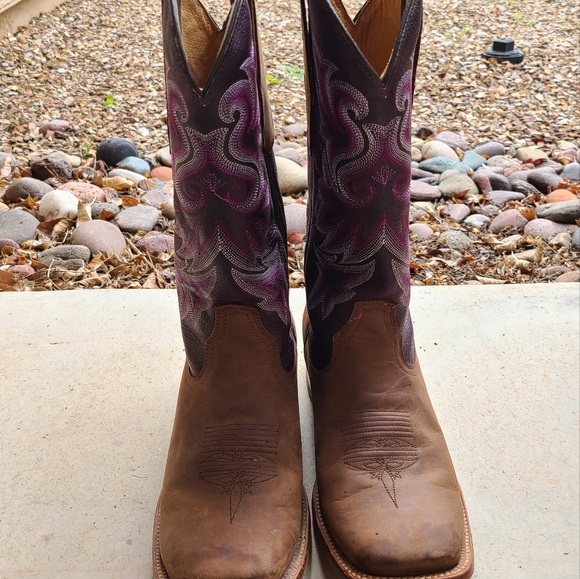 Durango Shoes - Purple Durango Western Boots size 9.5